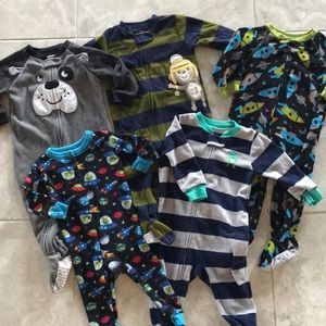 Fleece Footie Pajamas